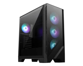 Корпус ПК без блока питания/ Case MSI MAG FORGE 321R AIRFLOW, Midi-Tower, TG, 4x120mm ARGB, 2xUSB 3.2, 1xUSB 3.2 Type-C, ATX, mATX, mITX Black