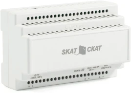 580 SKAT-12-3,0 DIN источник питания 12В 3А пластиковый корпус под DIN рейку 35 мм