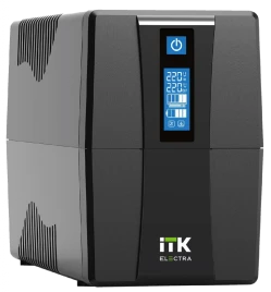 ITK ELECTRA ET ИБП 800ВА/480Вт с АКБ 1х9AH USB Schuko