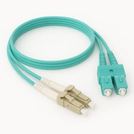 Патч-корд ADVANT ADVOM4-PCD015-LCSC-UU-LA, Duplex, тип волокна: MM 50/125 (OM3). Разъемы: LC/UPC-SC/UPC. Длина: 15, оболочка: LSZH, диаметр кабеля: 3