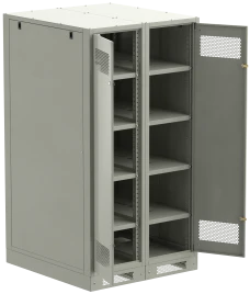 ITK LINEA B Шкаф (пустой) 1700х900мм дверь двуст. мет. сер.