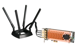 Сетевая карта Wi-Fi/ QNAP QWA-AC2600 Dual-band AC2600 wireless PCIe expansion card