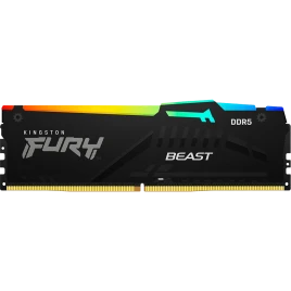 Память оперативная/ Kingston 32GB 5600MT/s DDR5 CL40 DIMM FURY Beast RGB