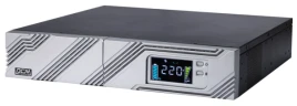 ИБП SRT-1000A, линейно-интерактивный, 1000ВА, 900Вт, LCD, Rack/Tower, 8 розеток IEC320 C13 с резервным питанием, USB, RS-232, слот под SNMP карту, EPO, защита RJ45, ШхГхВ 428х453х84мм., вес 16.8кг./ UPS POWERCOM SRT-1000A, line-interactive, 1000VA, 900W,