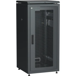 ITK Шкаф сетевой 19" LINEA N 18U 600х800 мм перфорированная передняя дверь черный