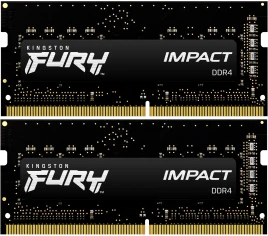 Память оперативная/ Kingston 16GB 3200MT/s DDR4 CL20 SODIMM (Kit of 2) FURY Impact