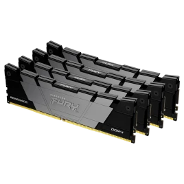Память оперативная/ Kingston 32GB 3200MT/s DDR4 CL16 DIMM (Kit of 4) FURY Renegade Black
