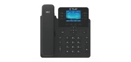 IP-телефон Flat-Phone B6: 6 SIP-аккаунтов, 2 порта 10/100/1000BASE-T (RJ-45), ЖК-дисплей, PoE, адаптер питания 220В