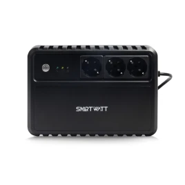 ИБП UPS SAFE 600 линейно-интерактивный, мощность 600/360 ВА/Вт, напольный, LED индикация, Shuko CEE7/4 - 3 шт.