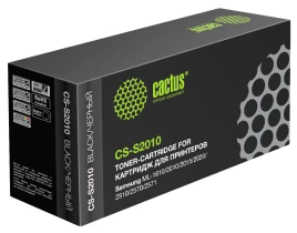 -/ Картридж лазерный Cactus CS-S2010 ML-2010D3 черный (3000стр.) для Samsung ML-1610/2010/2015/2020/251