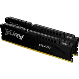 Память оперативная/ Kingston 32GB 5200MT/s DDR5 CL40 DIMM (Kit of 2) FURY Beast Black XMP