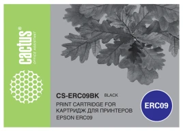 -/ Картридж матричный Cactus CS-ERC09BK черный для Epson ERC09