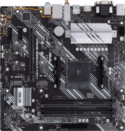 Материнская плата ASUS PRIME B550M-A WIFI II Soc-AM4 AMD B550 4xDDR4 mATX AC`97 8ch(7.1) GbLAN RAID+VGA+DVI+HDMI [PRIME B550M-A WIFI II]