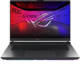 Ноутбук/ ASUS ROG Strix G16 G615JMR-S5202 16"(2560x1600 (матовый, 240Hz) IPS)/Intel Core i7 14650HX(2.2Ghz)/16384Mb/1024PCISSDGb/noDVD/Ext:NVIDIA GeForce RTX 5060(8192Mb)/Cam/BT/WiFi/90WHr/war 1y/2.65kg/Eclipse Gray/DOS