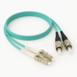 Патч-корд ADVANT ADVOM4-PCD03-LCFC-UU-LA, Duplex, тип волокна: MM 50/125 (OM3). Разъемы: LC/UPC-FC/UPC. Длина: 3, оболочка: LSZH, диаметр кабеля: 3