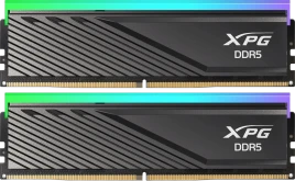 Память DDR5 2x16GB 6000MHz A-Data AX5U6000C3416G-DTLABRBK XPG Lancer RGB RTL PC5-48000 CL34 DIMM 288-pin 1.35В kit dual rank с радиатором Ret