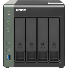 Сетевое хранилище без дисков/ SMB QNAP TS-431X3-4G NAS 4 HDD trays. Alpine AL314, 4-core, 1.7GHz, 4 GB DDR3 (1 x 2 GB) up to 8 GB (1 x 8 GB), 1x10 GbE SFP+, 1x2.5GB Ethernet, 1x1GB Ethernet, USB 3.2x3