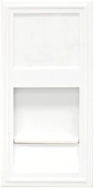 Donel Розетка DEC RJ45 UTP кат.6, 1мод., бел. (22.5х45мм)