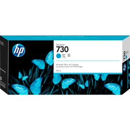 Картридж/ HP 730 300-ml Cyan Ink Cartridge