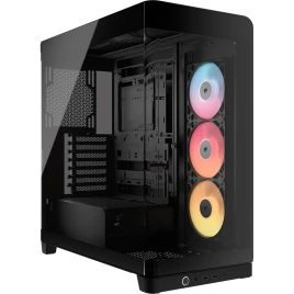 Корпус без блока питания/ Case Corsair Frame 4500X RS-R ARGB, Midi-Tower, TG, 3x120mm ARGB reverse fans, 2xUSB-A 3.2, 1xUSB 3.2 Type-C, E-ATX, ATX, mATX, mITX Black