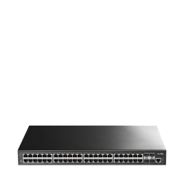 Коммутатор/ 48-Port Layer 3 Managed Gigabit Switch,48 Gigabit Ethernet ports + 4 10 Gigabit uplink SFP optical ports + 1 USB serial port + 1 console port, backplane bandwidth 176Gbps, three-layer network management function, support routing, DHCP, VLAN, M