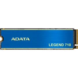 Твердотельный накопитель/ ADATA SSD LEGEND 710, 1024GB, M.2(22x80mm), NVMe 1.4, PCIe 3.0 x4, 3D NAND, R/W 2400/1800MB/s, IOPs 180 000/150 000, TBW 260, DWPD 0.23, with Heat Sink (3 года)