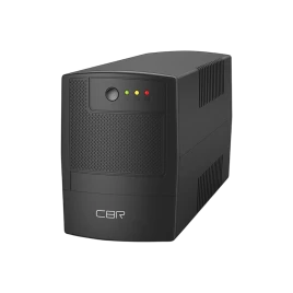 Башенный линейно-интерактивный ИБП/ ИБП CBR [UPS-TWP-101EJ-650] 650VA/390W, Schuko CEE 7 x2 outlets, LED, USB Type-B, RJ11/45 AVR, SEC, 12V/7Ah