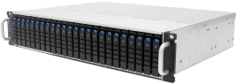 Дисковая полка/ 2U 24x 2.5" hot-swap bays, hot-swap JBOD with single SAS 24G expander controller, single BMC, tool-less HDD tray, 800W 1+1 hot-swap redundant 80+ Titanium, tool-less rail kit (4X series)