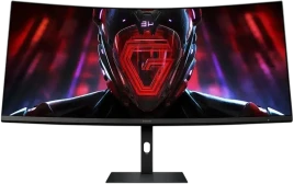 Монитор Xiaomi 34" G34WQi 2026 черный VA LED 21:9 HDMI матовая 4000:1 350cd 178гр/178гр 3440x1440 180Hz FreeSync Premium DP 2K 6.9кг