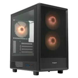 Корпус без блока питания/ Case HSPD M310, Mesh Mini-tower, Black, TG, 0.4 SPCC, 3x120mm ARGB (Orbis F1) mATX, mITX 180/280/160mm 1x2.5", 1x3.5", 4xPCI 2xUSB-A 3.0 452x277x418mm