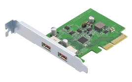 Карта расширения/ QNAP QXP-10G2U3A USB Dual Port Adapter, 2 x 10Gb / s