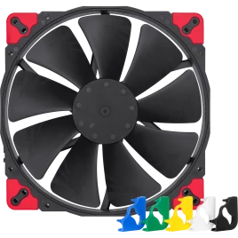 Кулер для корпуса/ Case Cooler Noctua NF-A20 PWM chromax.black.swap (200x200x30mm, 4-pin PWM, 86.46CFM, 18.1dBA, 800RPM, Black)