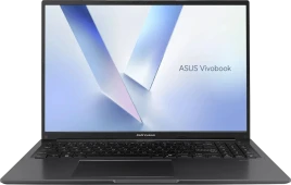 Ноутбук/ ASUS M1605NAQ-MB128 16"(1920x1200 (матовый) IPS)/AMD Ryzen 5 150(3.3Ghz)/16384Mb/512PCISSDGb/noDVD/Int:Shared/Cam/BT/WiFi/42WHr/war 1y/1.88kg/Indie Black/DOS