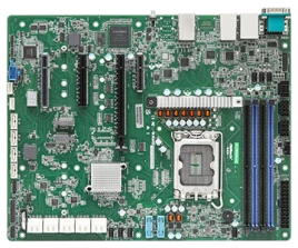 Материнская плата/ ASRock EC266D4-4L (color box), ATX, 1x (LGA 1700), Intel® Xeon® 6300-series, Xeon® E-2400 series, Pentium® Gold G7400/G7400T, 4x DIMM slots (2DPC), DDR5 ECC UDIMM, 1x PCIe5.0 x16, 1x PCIe5.0 x8, 2x PCIe4.0 x4, 2x M.2 (PCIe4.0 x4), 14x S