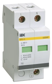 KARAT ОПС1-C УЗИП 2P In=20кА Un=400В Im=40кА IEK