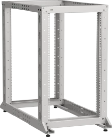 ITK LINEA F Стойка 2-рамная 52U 600х600-1000мм серая