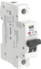 ARMAT Авт. выкл. M06N-DC 1P C 10А IEK