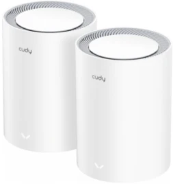 Wi-Fi Mesh-система/ AX1800 Wi-Fi 6 Mesh Solution 2-Pack,Chipset MediaTek, Dual-Band, 802.11ax/ac/a/b/g/n,  1201Mbps at 5GHz + 574Mbps at 2.4GHz, 2 Gigabit Ethernet Ports, 4 internal antennas,  MU-MIMO, DDNS, Zerotier/Wireguard/OpenVPN/IPSec/L2TP/PPTP VPN,