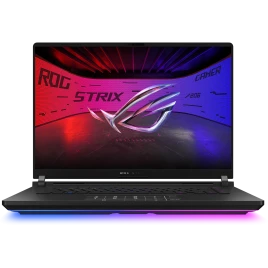 Ноутбук/ ASUS ROG Strix SCAR 16 G635LX-RW150 16"(2560x1600 miniLED (матовый, 240Hz, 3ms))/Intel Core Ultra 9 275HX(2.7Ghz)/65536Mb/1024PCISSDGb/noDVD/Ext:NVIDIA GeForce RTX 5090(24576Mb)/Cam/BT/WiFi/90WHr/war 1y/2.8kg/Off Black/DOS + NumberPad