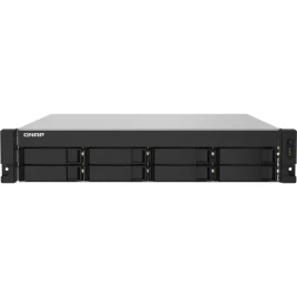 Сетевое хранилище без дисков/ SMB QNAP TS-832PXU-4G 8-Bay AL324 quad-core 1.7 GHz 2U rackmount NAS, 4GB DDR4 UDIMM RAM (max 1x16GB), SATA 6Gb/s, 2x 10GbE SFP+ LAN, 2x2.5 GbE LAN, 1x PCIe Gen2 x2 slot. W/o RAIL-B02