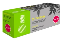 -/ Картридж лазерный Cactus CS-TK5270Y TK-5270Y желтый (6000стр.) для Kyocera Ecosys P6230cdn/M6230cidn