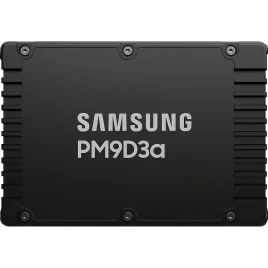 Твердотельный накопитель/ Samsung SSD PM9D3a, 960GB, U.2(2.5" 15mm), NVMe, PCIe 5.0x4, 3D TLC, R/W 12000/1600MB/s, IOPs 1 000 000/70 000, TBW 1752, DWPD 1 (12 мес.)