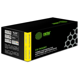 -/ Картридж лазерный Cactus CS-TK5230Y TK-5230Y желтый (2200стр.) для Kyocera Ecosys M5521cdn/M5521cdw/