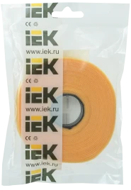 Хомут-липучка ХКл 20мм желтый (5м/ролл) IEK