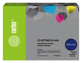 -/ Чернила Cactus CS-EPT00S14-44A 103 многоцветный набор 4x70мл для Epson L1110 Ecotank/L3100/L3101/L31