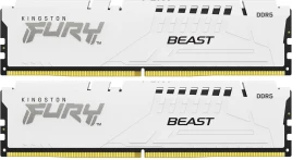 Память оперативная/ Kingston 32GB 6000MT/s DDR5 CL30 DIMM (Kit of 2) FURY Beast White EXPO