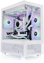 Корпус Thermaltake View 170 TG ARGB белый mATX 5x120mm 2x140mm 1x200mm 2xUSB3.0 audio bott PSU [CA-1Z4-00M6WN-00]