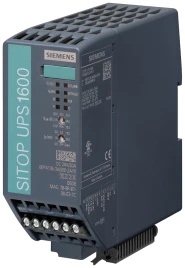 SITOP UPS1600 20A ETHERNET/ PROFINET БЛОК БЕСПЕРЕБОЙНОГО ЭЛЕКТРОПИТАНИЯ С ETHERNET/ PROFINET- ИНТЕРФЕЙСОМ ВХОД: DC 24 V ВЫХОД: DC 24 V/20 A