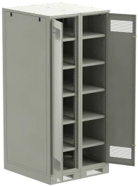 ITK LINEA B Шкаф (пустой) 2000х900мм дверь двуст. мет. сер.