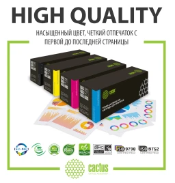 -/ Картридж лазерный Cactus CS-CF360X CF360X черный (12500стр.) для HP CLJ M552dn/M553dn/M553N/M553x